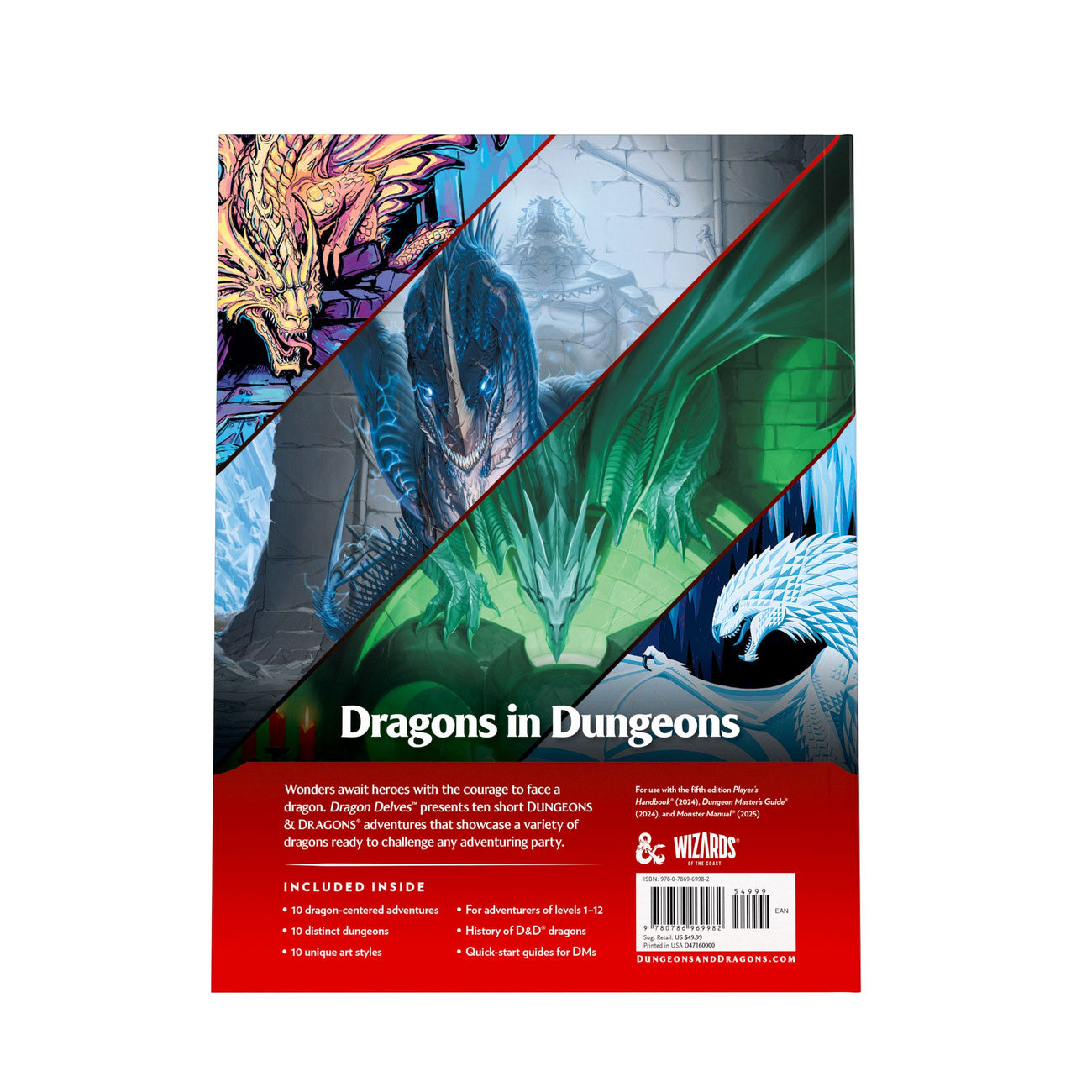 Image produit Dungeons & Dragons JDR Dragon Delves: An Adventure Anthology version anglaise