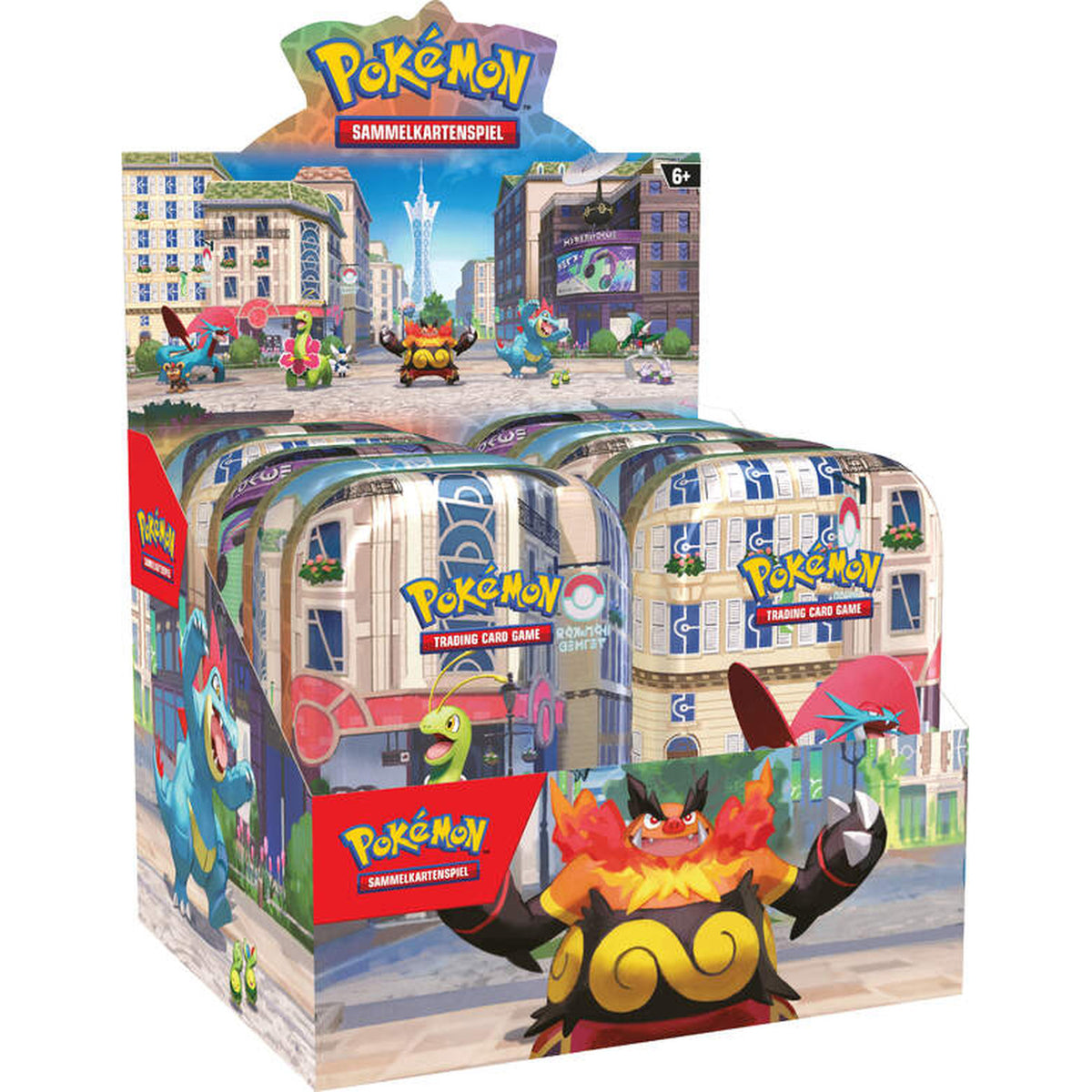 Image produit Pokémon - Boîte Mini Tin Cartes à Collectionner Illumis (Lumiose City) Display de 10
