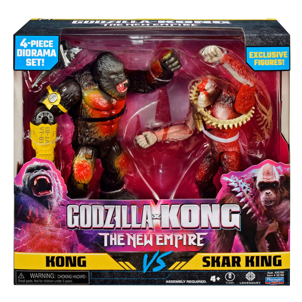 Image produit Godzilla x Kong : The New Empire Diorama Pack de 2 Kong vs Skar 15 cm