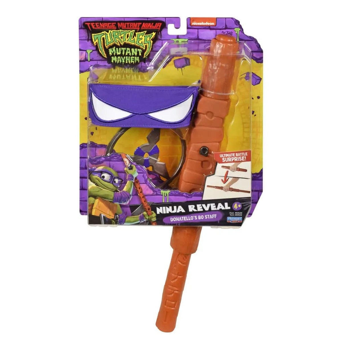 Image produit Teenage Mutant Ninja Turtles: Mutant Mayhem Bō de transformation de Donatello