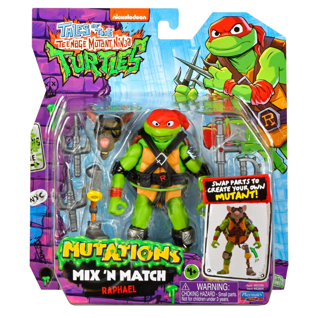Image produit Les Aventures des Tortues Ninja – figurine d’action Mix 'n Match Raphael 12 cm
