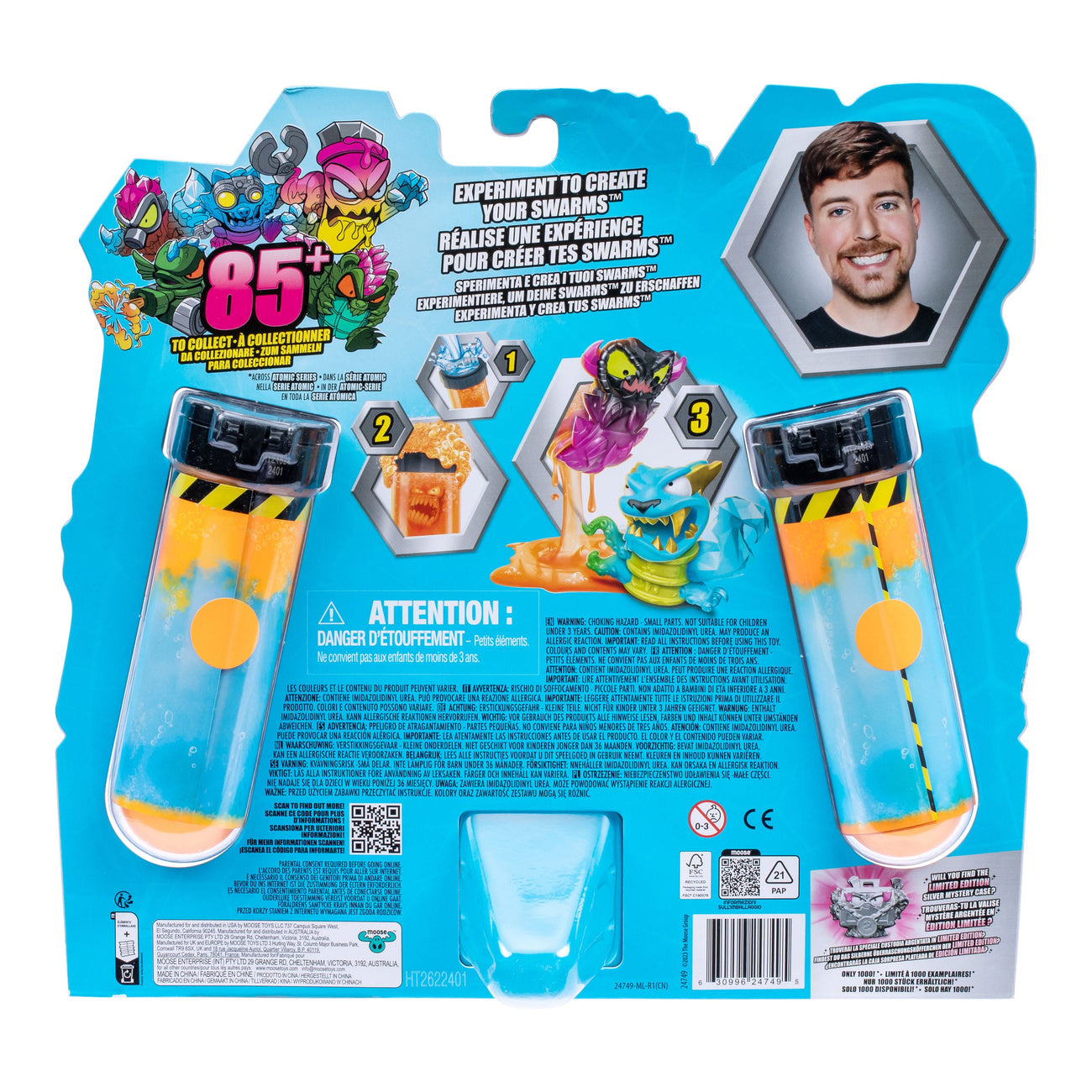 Image produit MrBeast Lab Swarms mini-figurines pack de 12 Mega Lab 1 3 cm assortiment (4)
