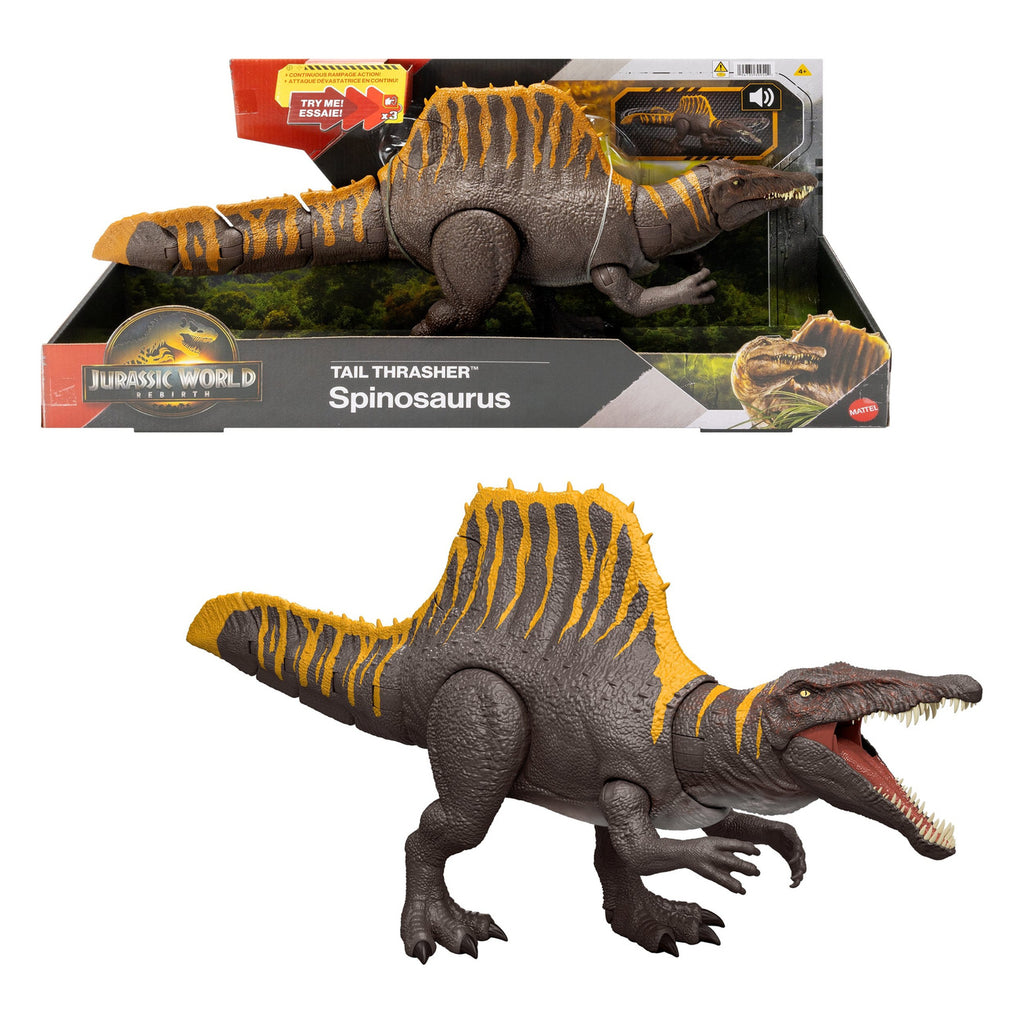 Image produit Jurassic World : La Renaissance figurine articulée Tail Thrasher Spinosaurus 55 cm