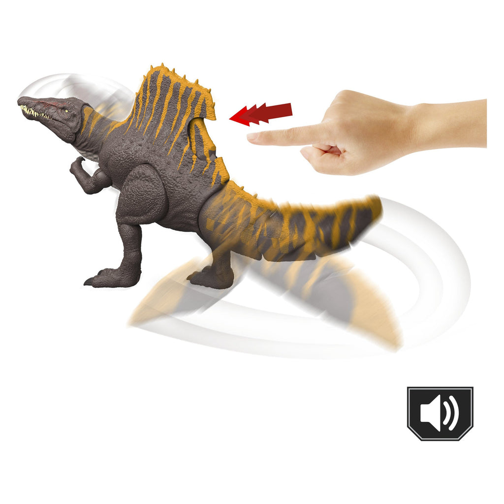 Image produit Jurassic World : La Renaissance figurine articulée Tail Thrasher Spinosaurus 55 cm