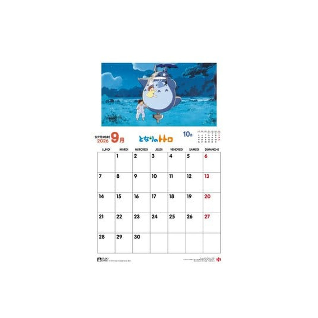 Product image My Neighbor Totoro Calendar 2026 *French Version*
