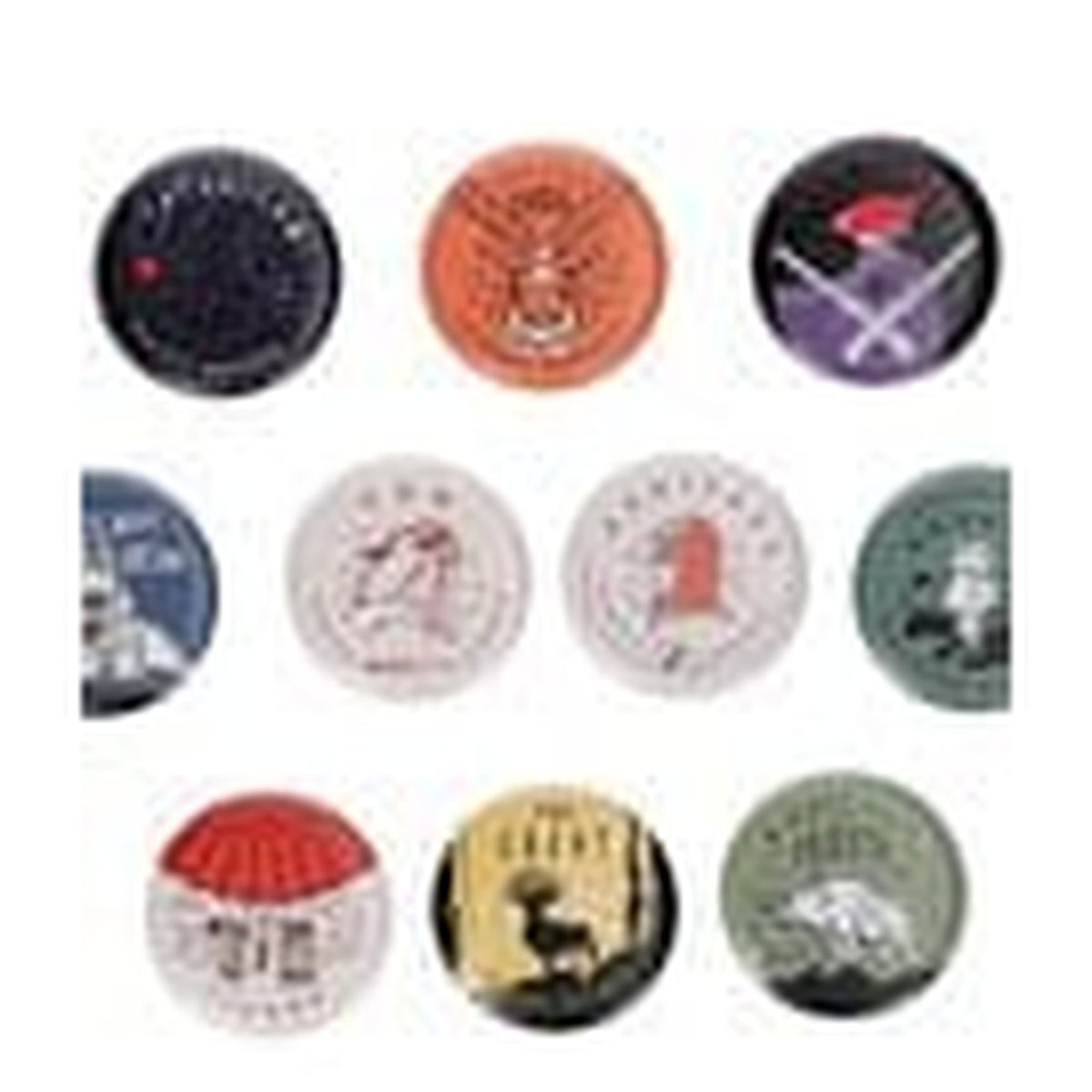Product image Princess Mononoke Vintage Pin Buttons 6 cm Blind Box Assortment (10)