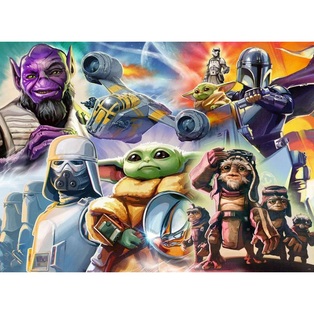 Image produit Puzzle The Mandalorian et Grogu (500 pièces)