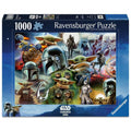Image produit Puzzle The Mandalorian et Grogu (1000 pièces)