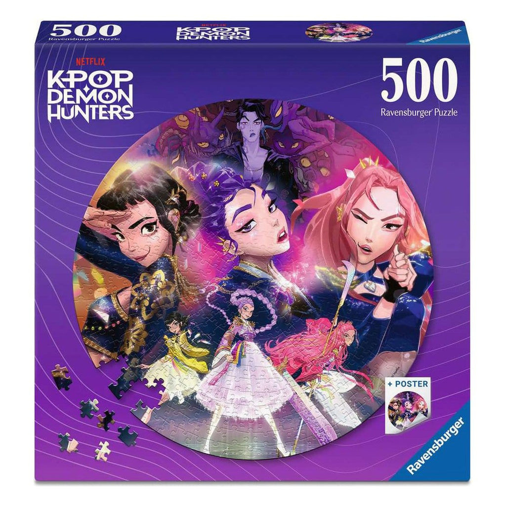 Image produit KPop Demon Hunters Puzzle rond For the fans! (500 pièces)