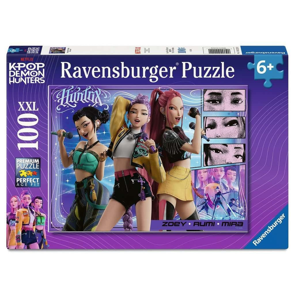 Image produit Puzzle pour enfants KPop Demon Hunters Happy fans, happy Honmoon! (100 pièces XXL)