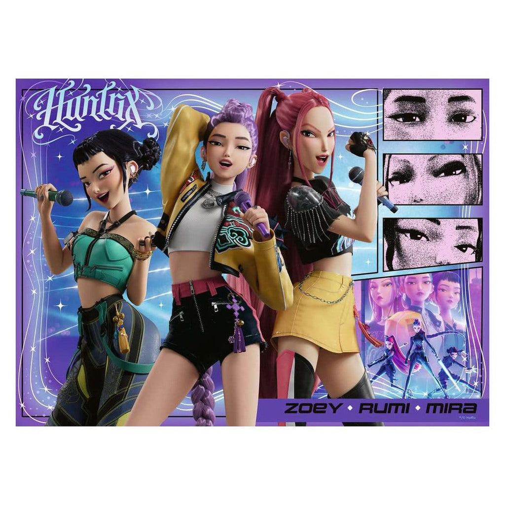 Image produit Puzzle pour enfants KPop Demon Hunters Happy fans, happy Honmoon! (100 pièces XXL)