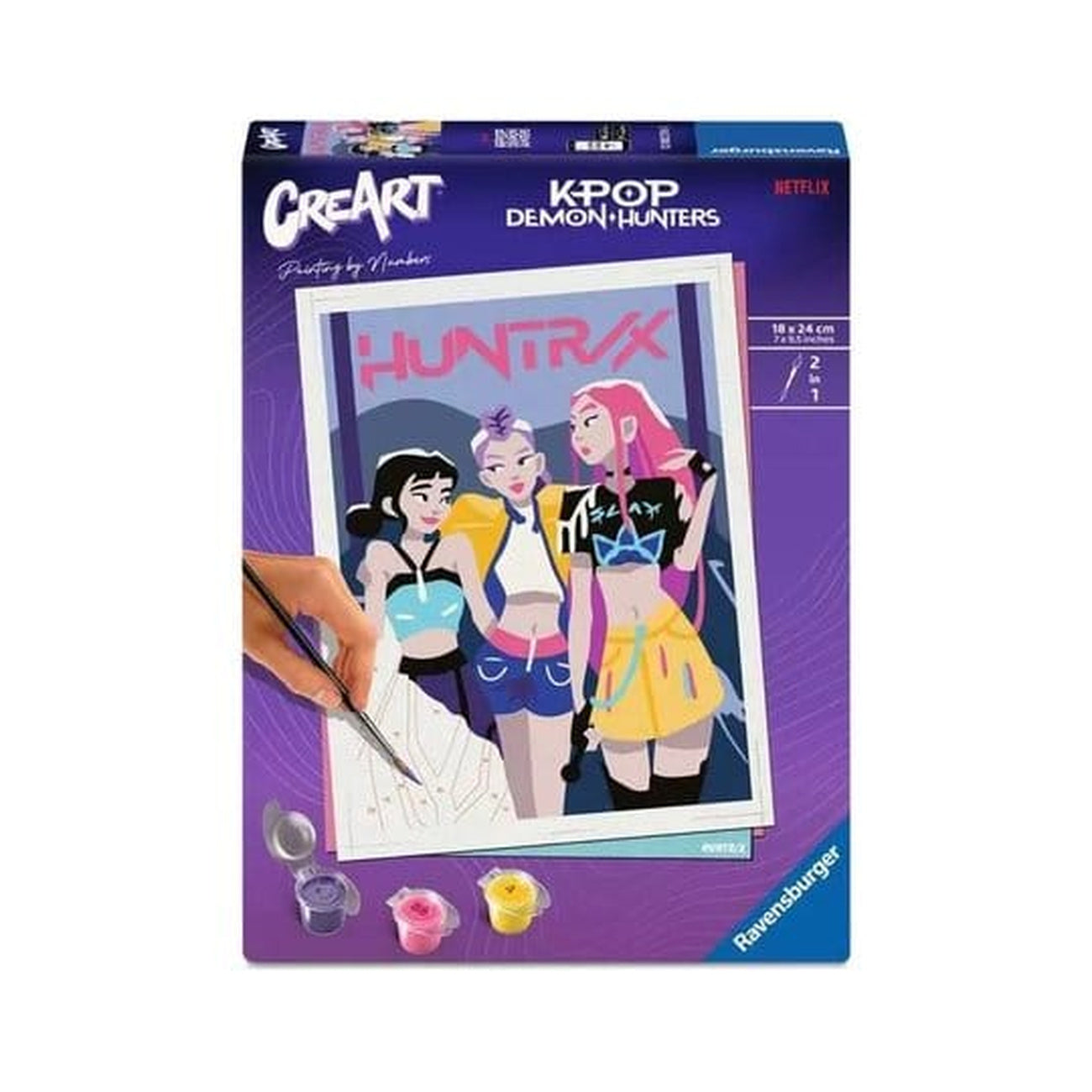 Image produit KPop Demon Hunters CreArt Peinture par numéros Huntrix