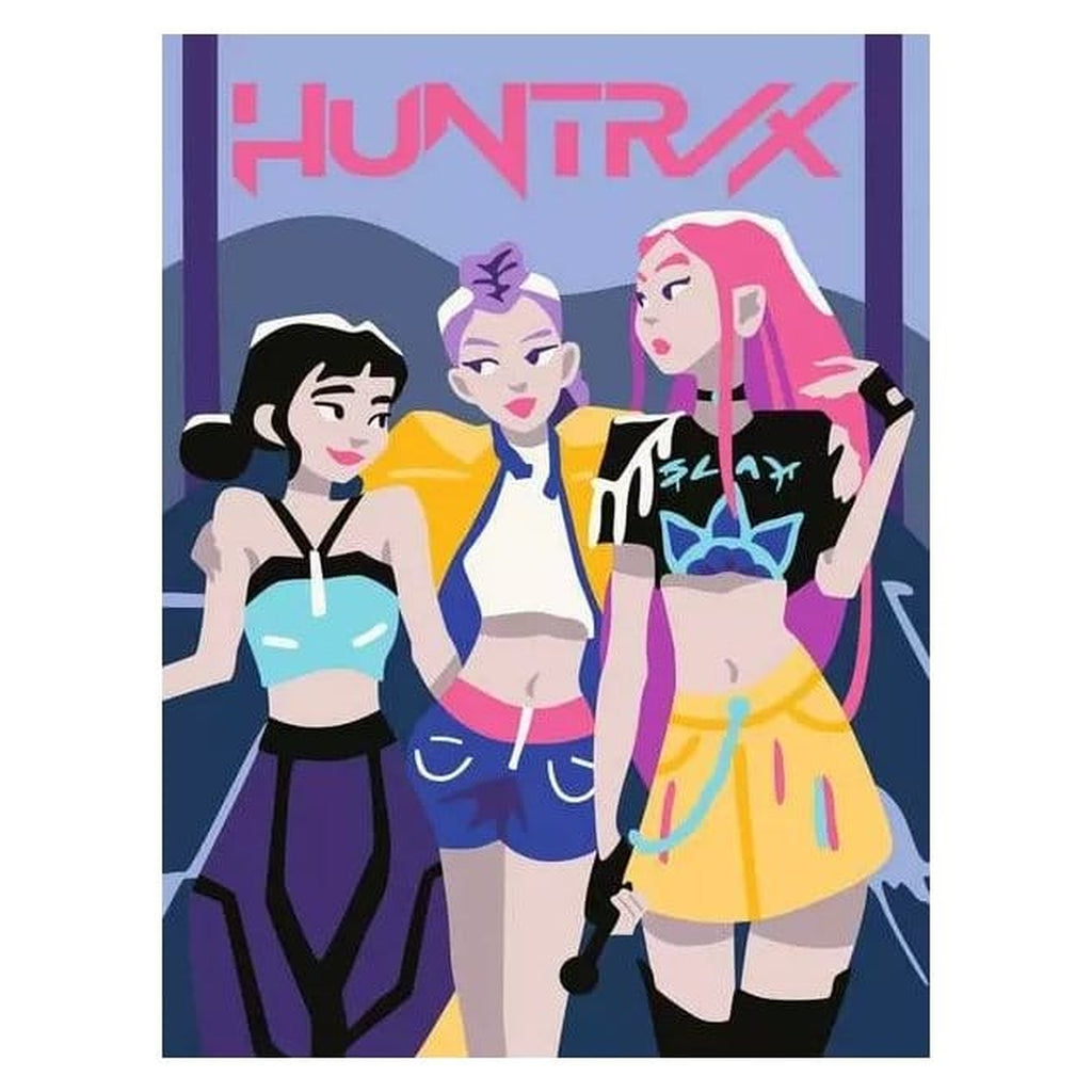 Image produit KPop Demon Hunters CreArt Peinture par numéros Huntrix