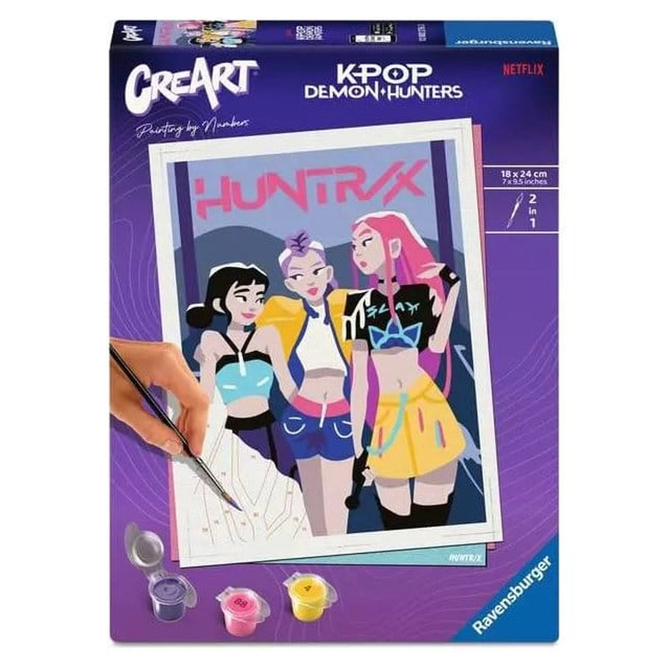 Image produit KPop Demon Hunters CreArt Peinture par numéros Huntrix