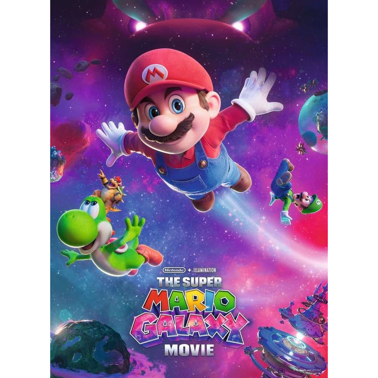 Image produit Le film Super Mario Galaxy puzzle pour enfants (300 pièces XXL)