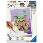 Image produit Star Wars : The Mandalorian CreArt peinture par numéros Grogu méditant