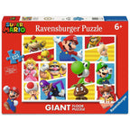 Image produit Super Mario Giant Floor Puzzle Amis et ennemis de Mario (125 pièces)