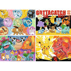 Image produit Pokémon Puzzles Pack de 4 Copains Pokémon (4x100 pièces)