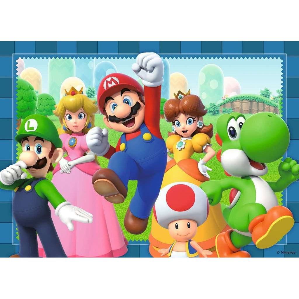 Image produit Super Mario Puzzles lot de 4 C’est l’heure de Mario ! (4x100 pièces)