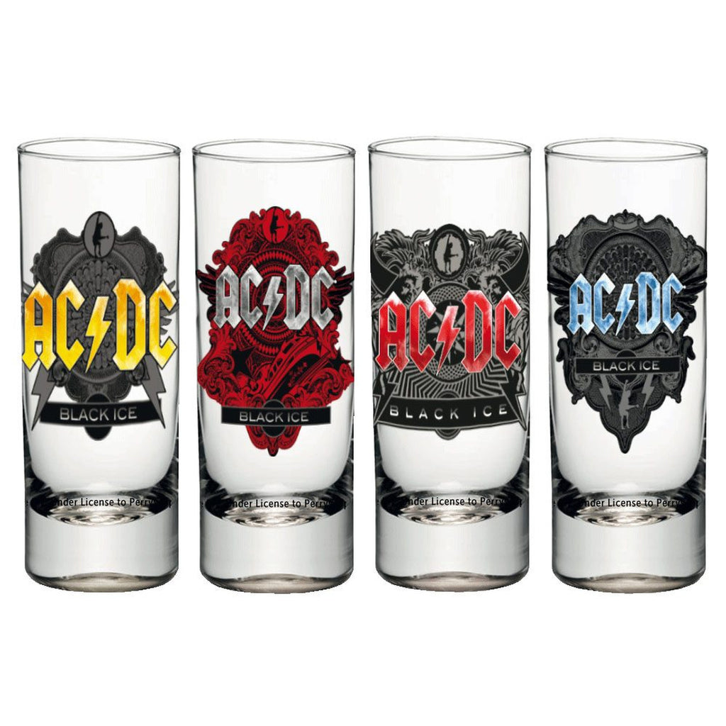 Image produit AC/DC Verres à shot lot de 4 Black Ice