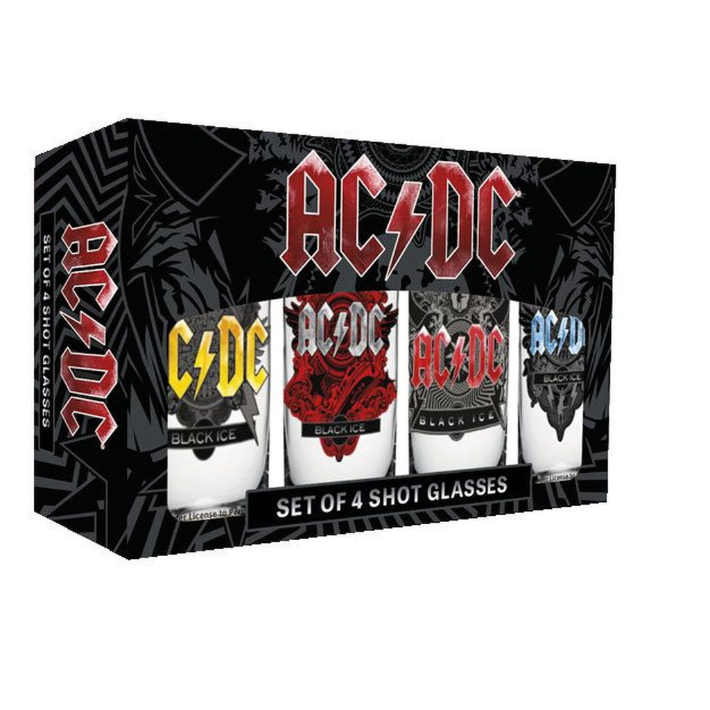 Image produit AC/DC Verres à shot lot de 4 Black Ice