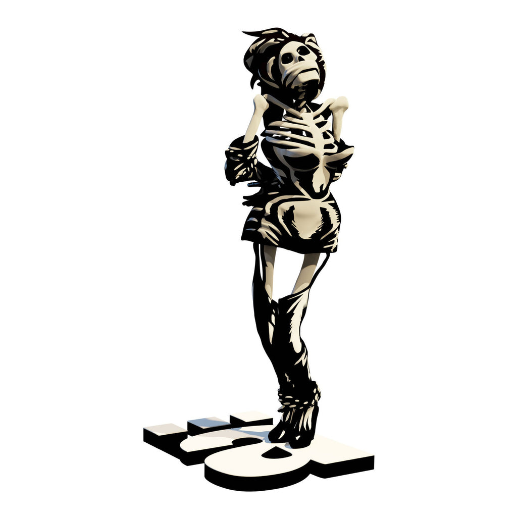 Image produit Die Ärzte Statue 1/10 Gwendoline Squelette 17 cm