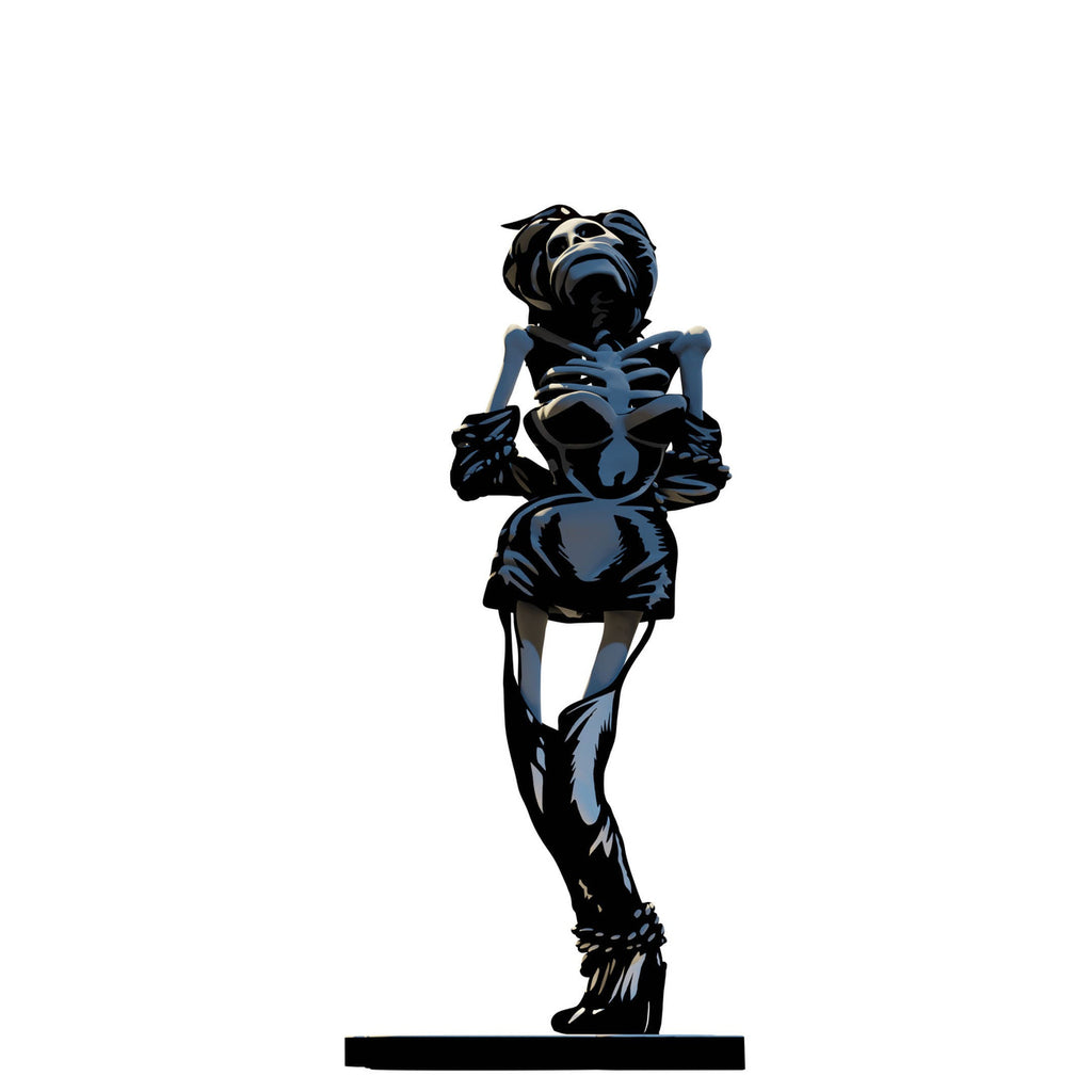 Image produit Die Ärzte Statue 1/10 Gwendoline Squelette 17 cm