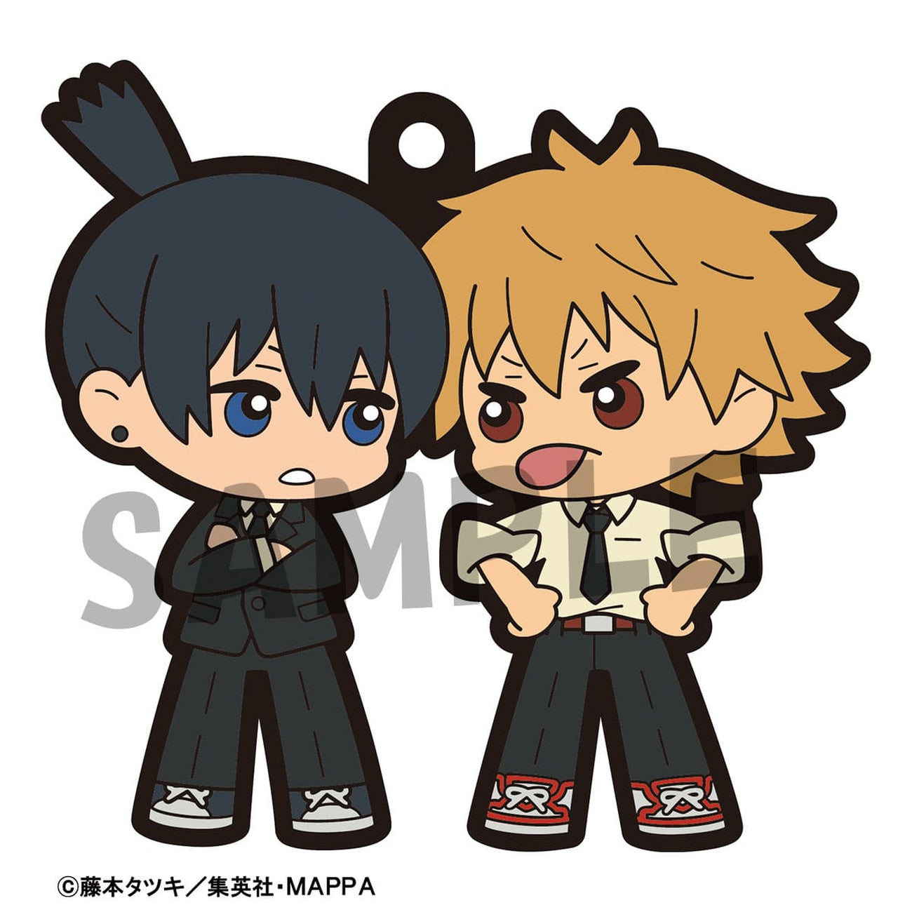 Image produit Chainsaw Man Rubber Mascot Buddycolle porte-clés en caoutchouc 6 cm assortiment (6)