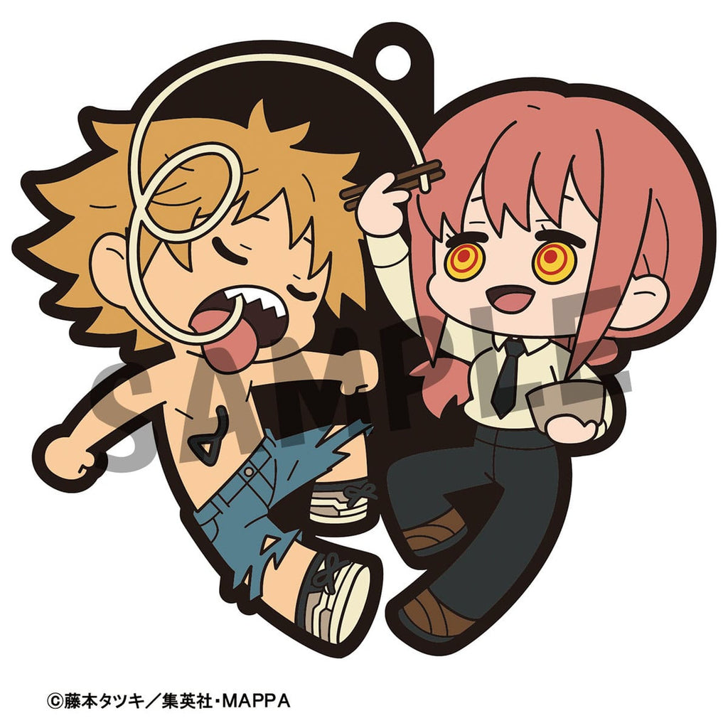 Image produit Chainsaw Man Rubber Mascot Buddycolle porte-clés en caoutchouc 6 cm assortiment (6)