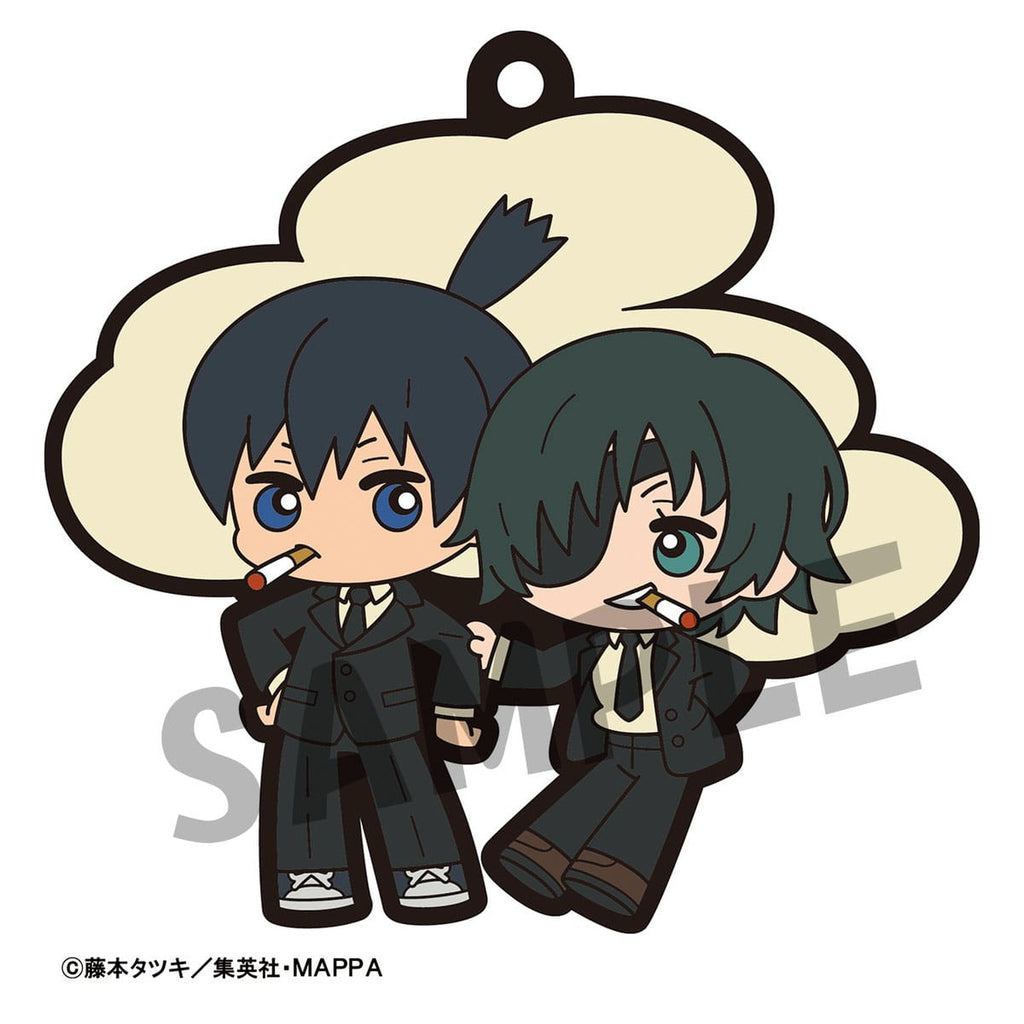 Image produit Chainsaw Man Rubber Mascot Buddycolle porte-clés en caoutchouc 6 cm assortiment (6)