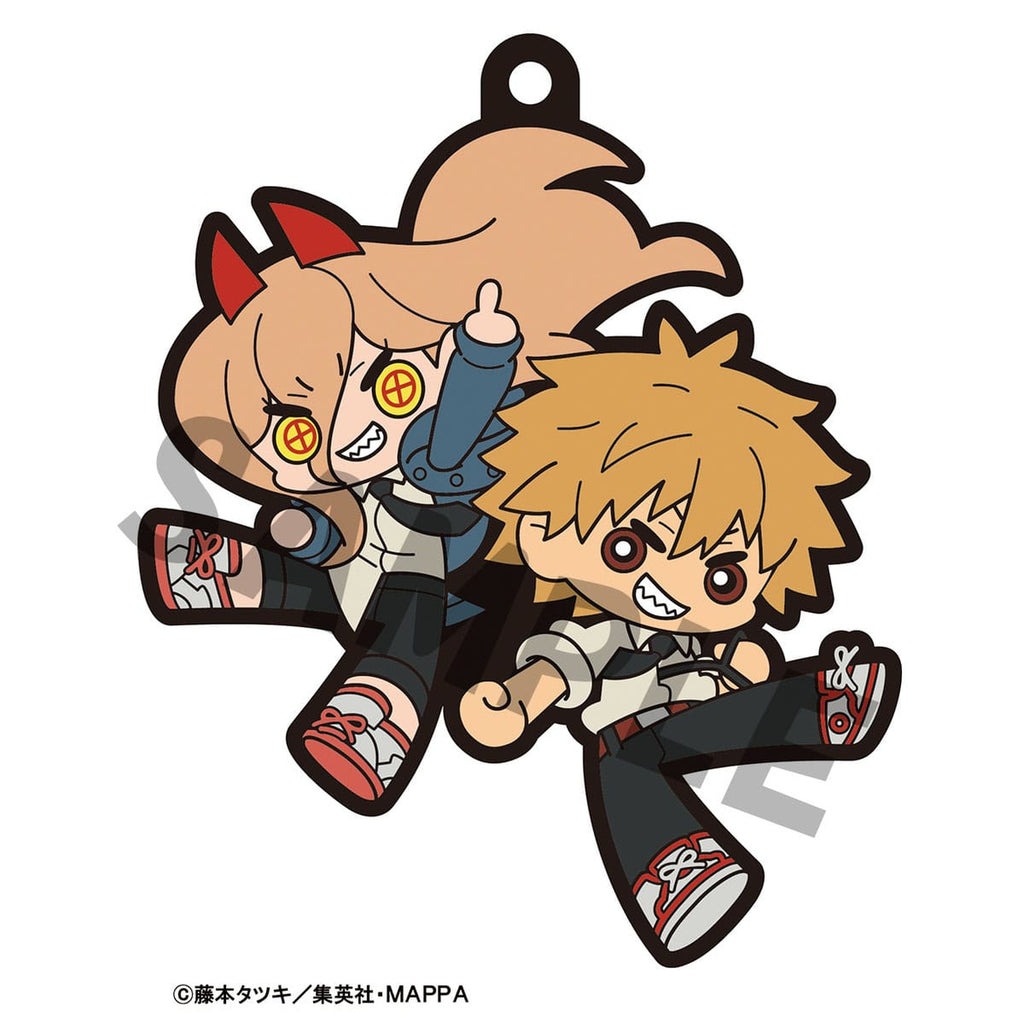 Image produit Chainsaw Man Rubber Mascot Buddycolle porte-clés en caoutchouc 6 cm assortiment (6)