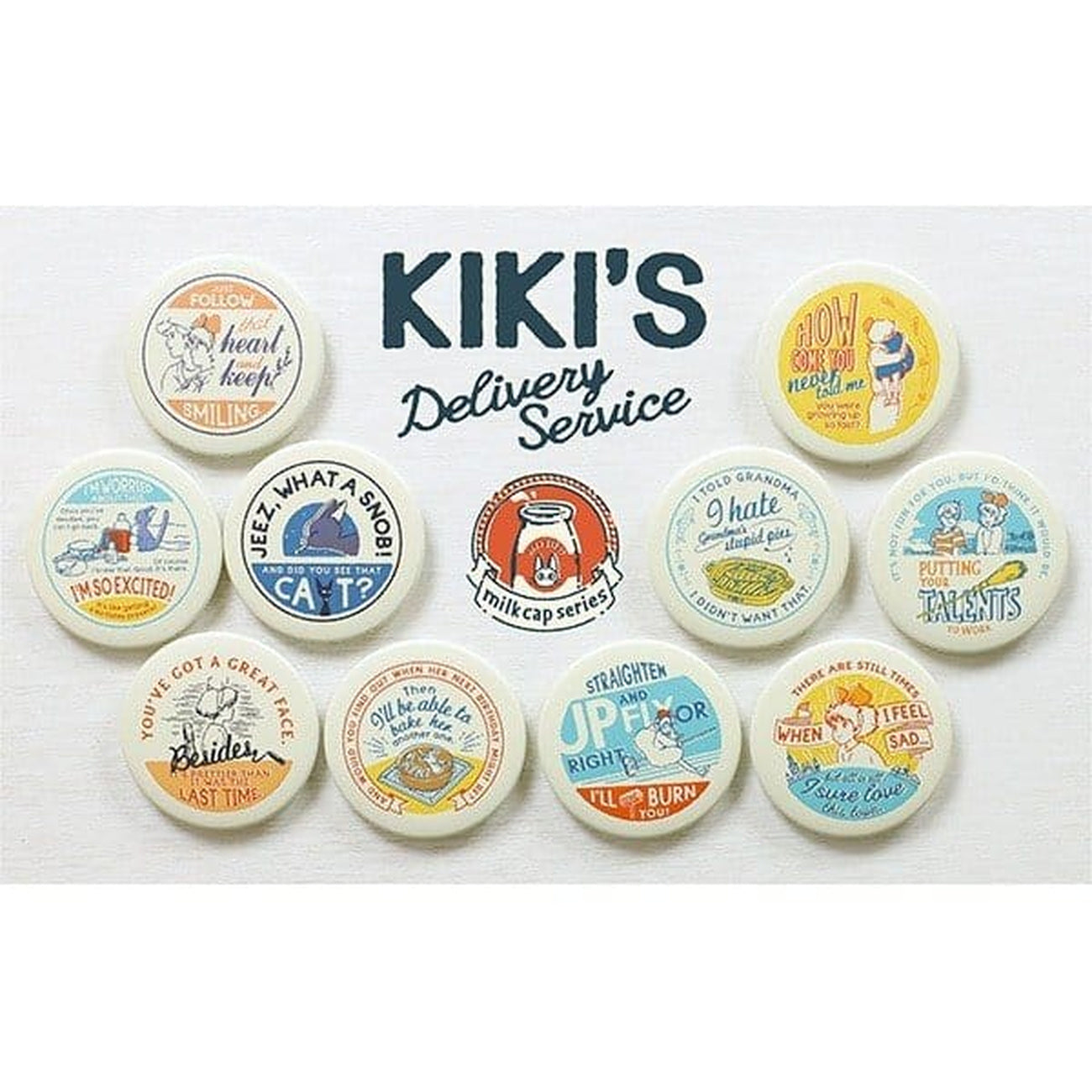 Image produit Kiki la petite sorcière Badges vintage 6 cm assortiment Blind Box (10)