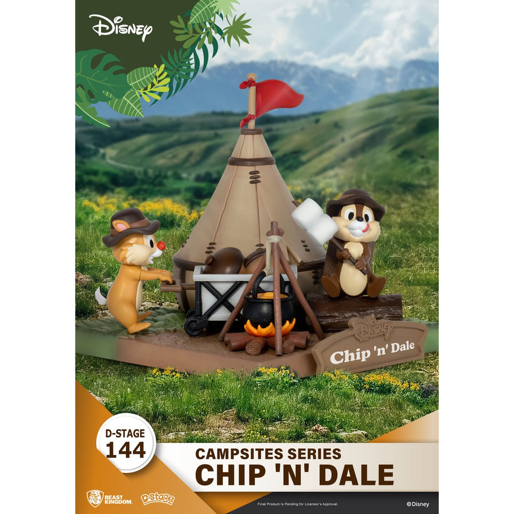 Image produit Disney D-Stage Campsite Series Diorama PVC Tic & Tac 10 cm