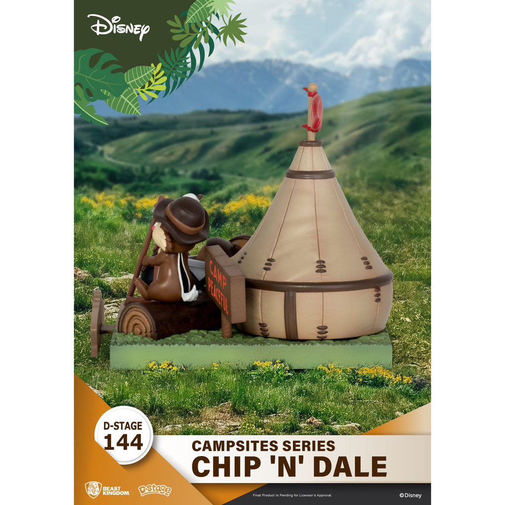 Image produit Disney D-Stage Campsite Series Diorama PVC Tic & Tac 10 cm