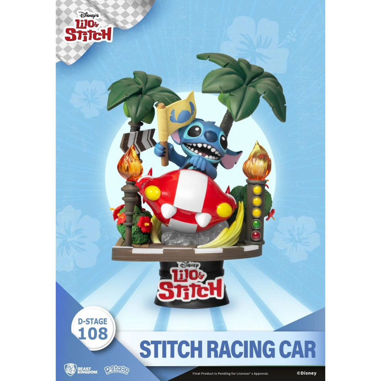 Image produit Disney : Lilo & Stitch - Diorama PVC Stitch Racing Car