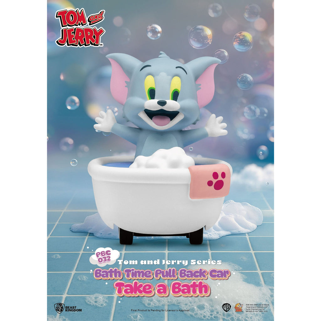 Image produit Tom & Jerry Pull Back Car Series Voitures à rétrofriction Bath Time Blind Box lot de 6