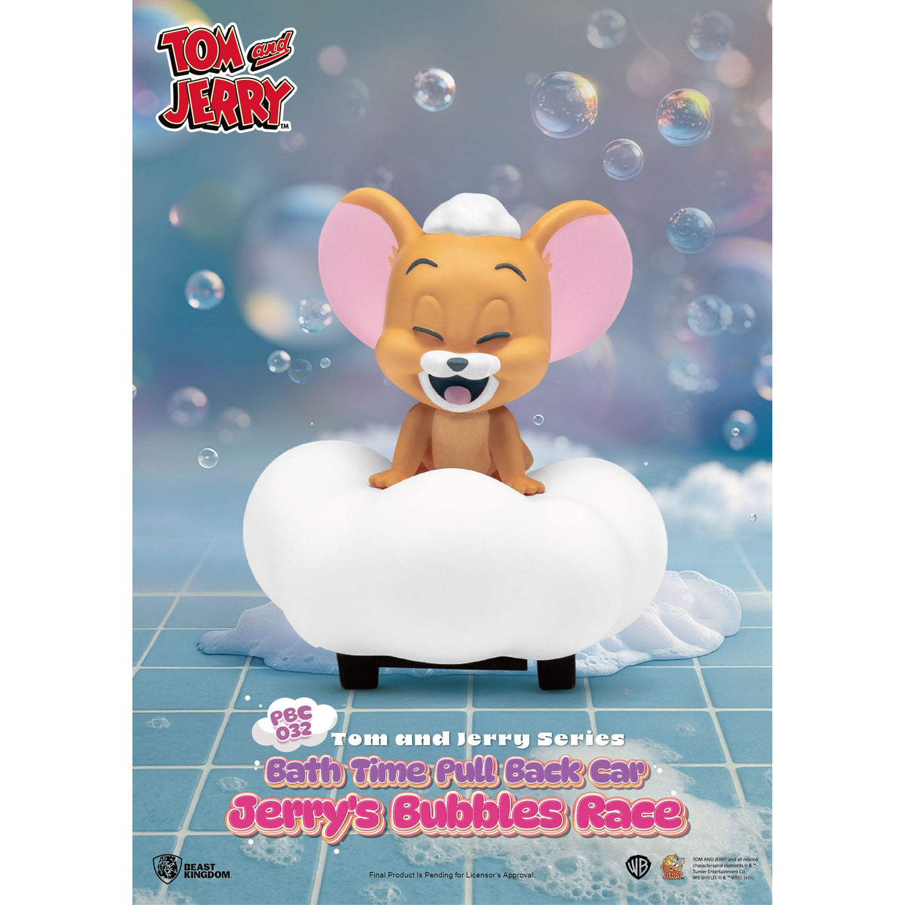 Image produit Tom & Jerry Pull Back Car Series Voitures à rétrofriction Bath Time Blind Box lot de 6