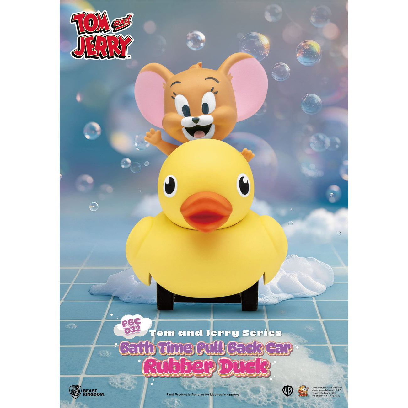 Image produit Tom & Jerry Pull Back Car Series Voitures à rétrofriction Bath Time Blind Box lot de 6