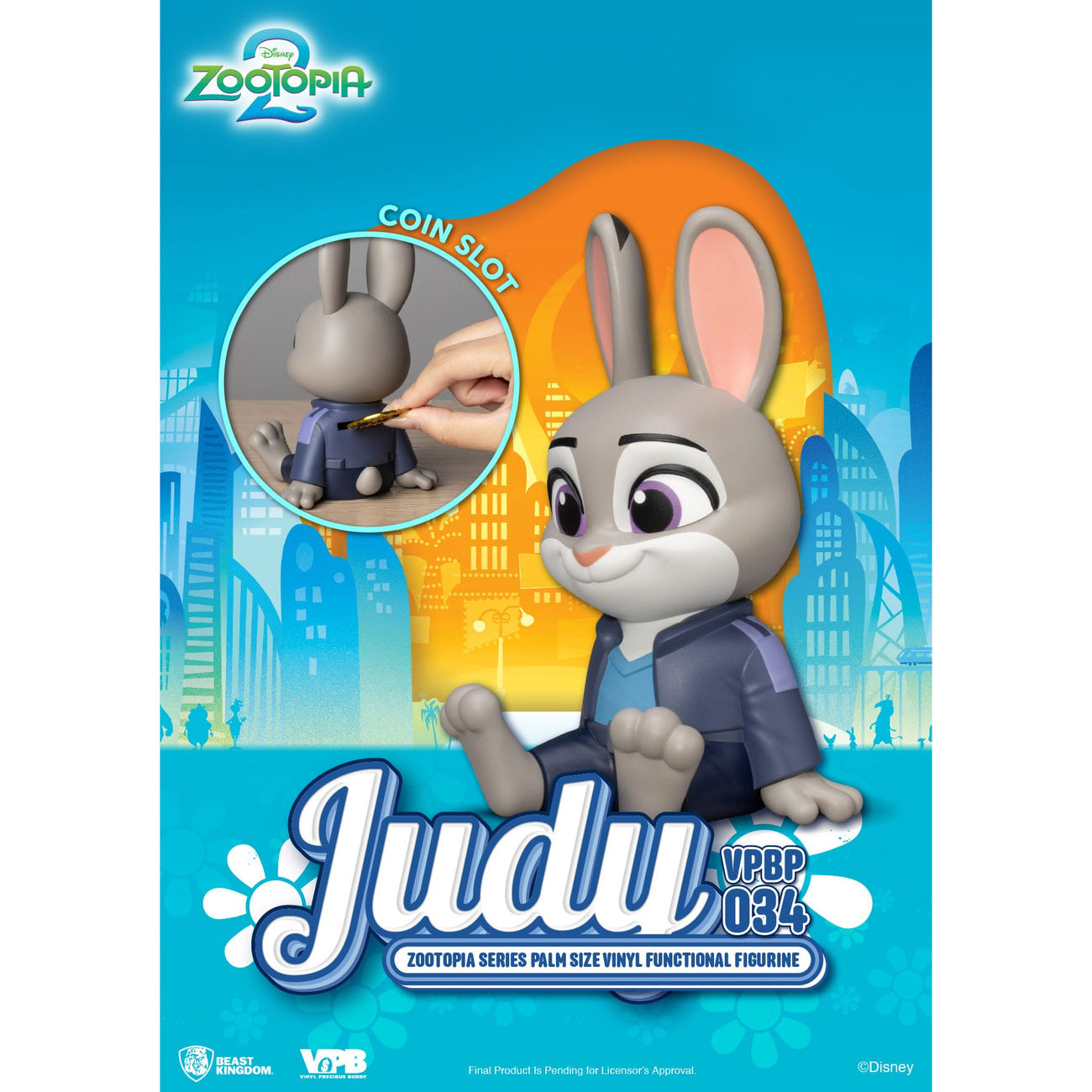 Image produit Zootopie Tirelire Piggy en vinyle Judy 15 cm