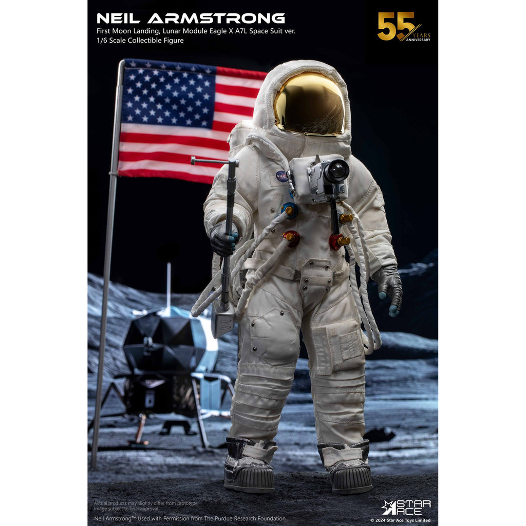 Image produit Neil Armstrong Figurine articulée 1/6 Neil Armstrong Deluxe Version 30 cm