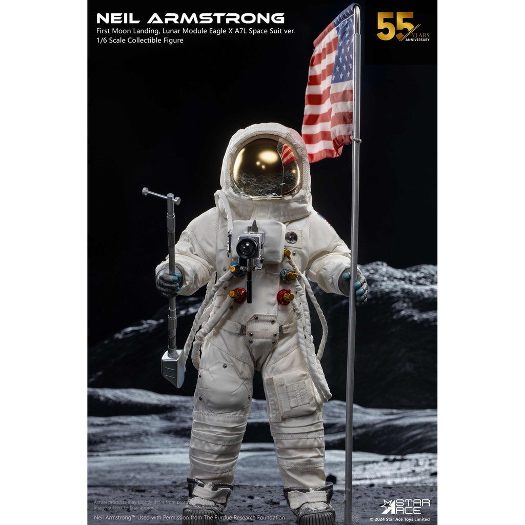 Image produit Neil Armstrong Figurine articulée 1/6 Neil Armstrong Deluxe Version 30 cm