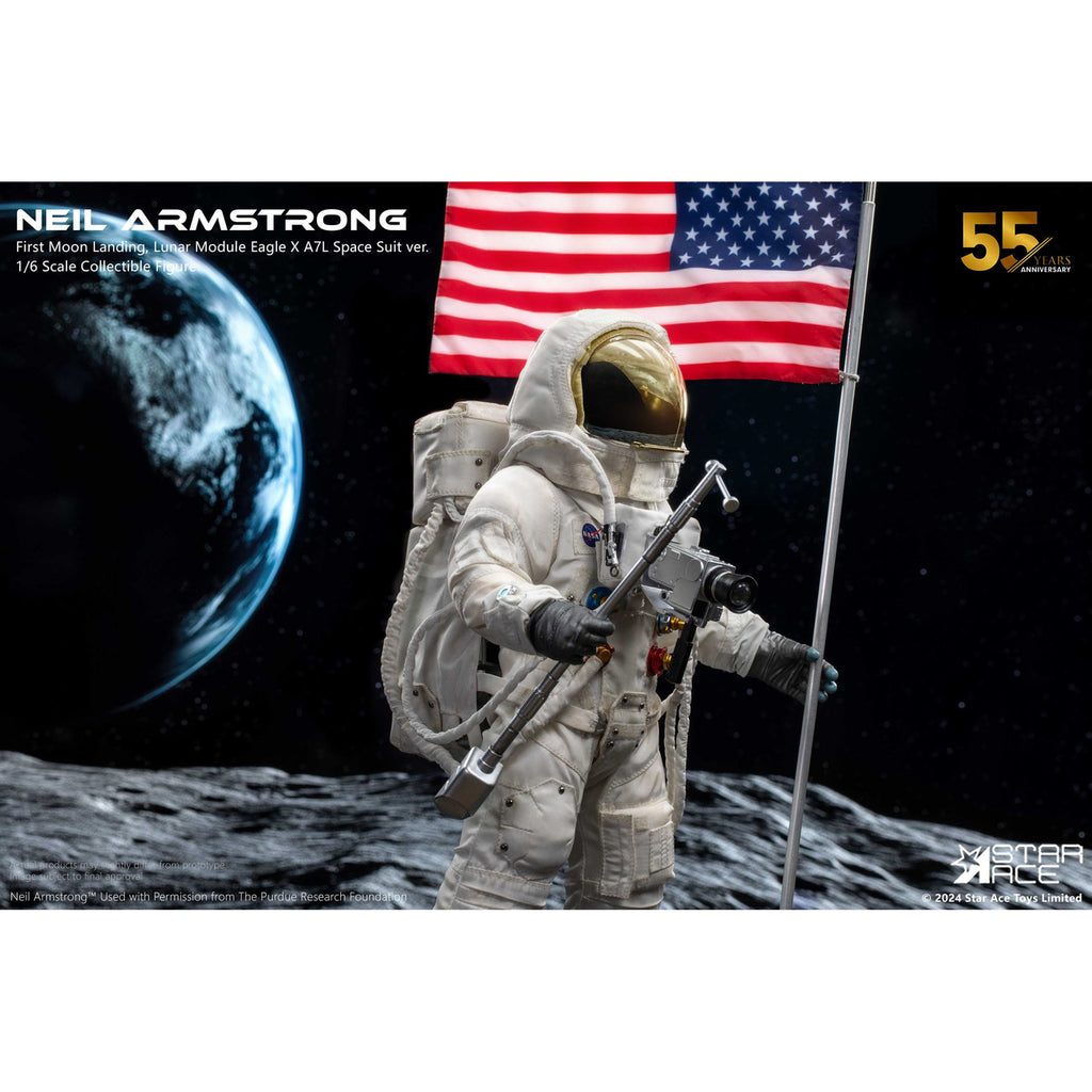 Image produit Neil Armstrong Figurine articulée 1/6 Neil Armstrong Deluxe Version 30 cm