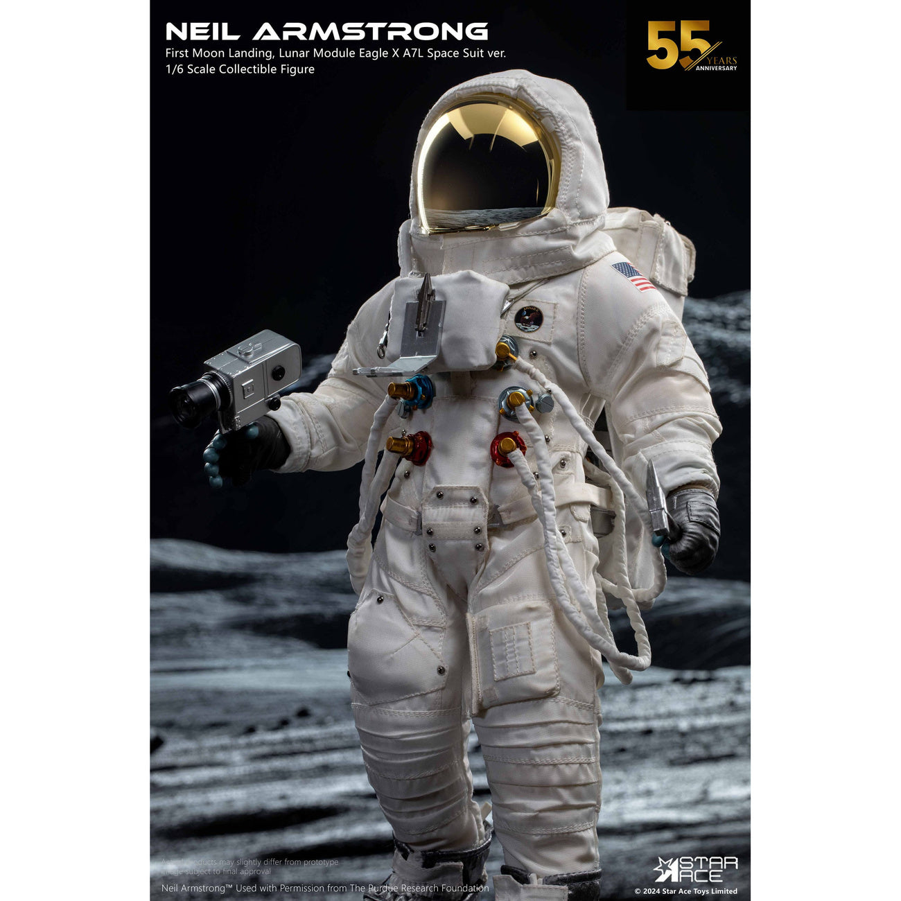 Image produit Neil Armstrong Figurine articulée 1/6 Neil Armstrong Deluxe Version 30 cm