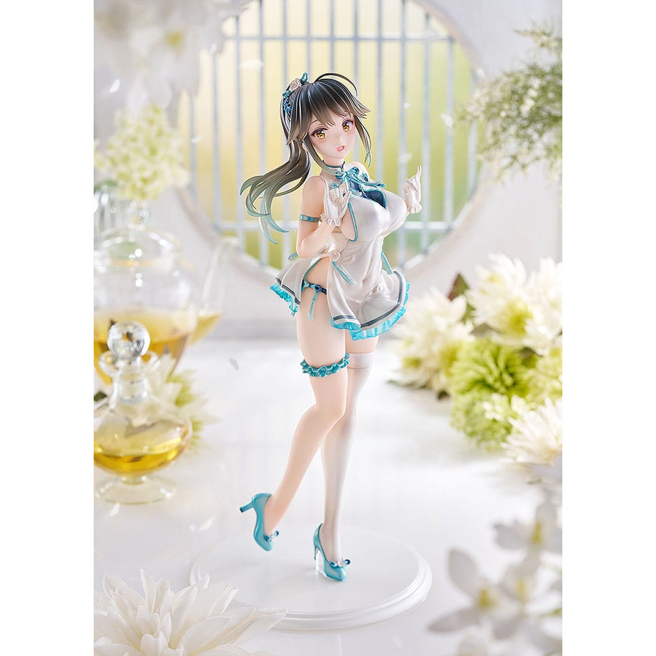 Product image Avian Romance Pink Label 5 PVC Statue 1/6 Ponytail Girl: Qipao 29 cm
