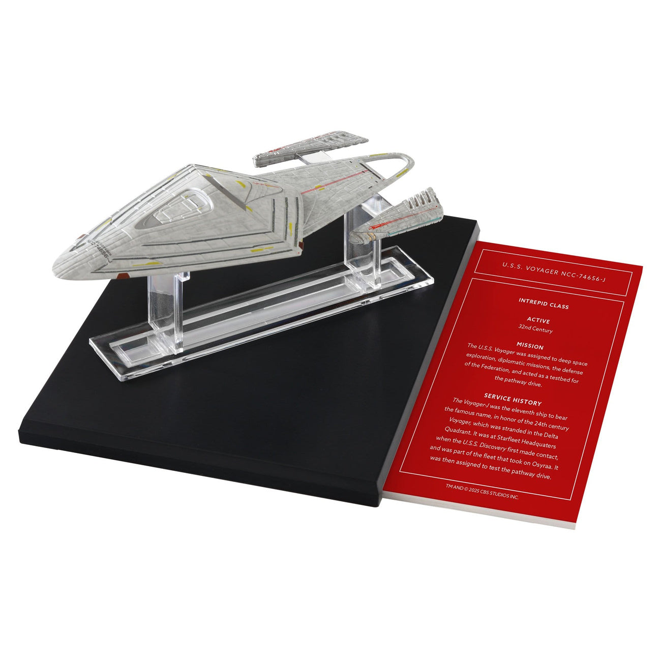 Product image Star Trek Library Die-Cast U.S.S. Voyager NCC-74656-J 10 cm
