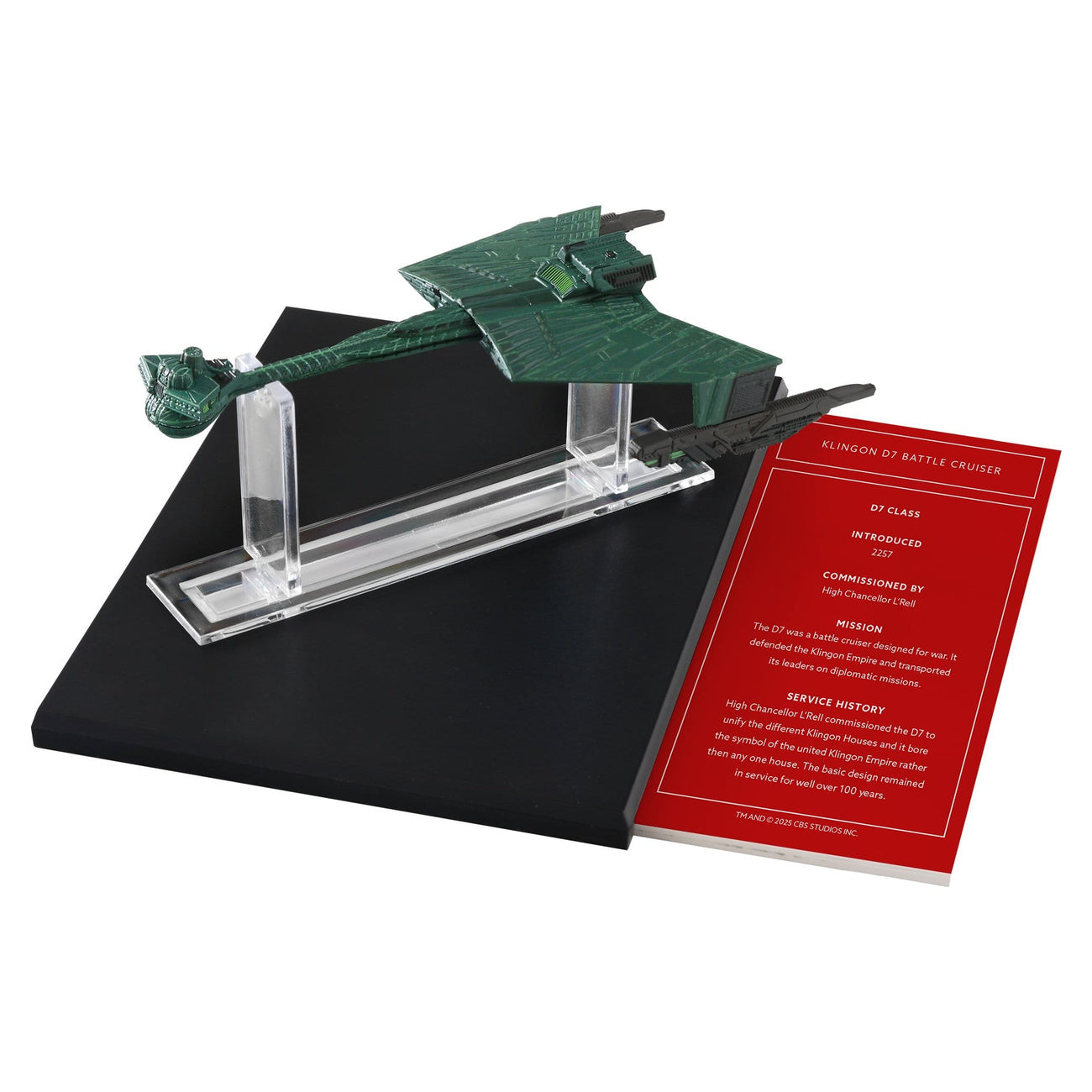 Product image Star Trek Library Die-Cast Klingon D7 Battle Cruiser 10 cm