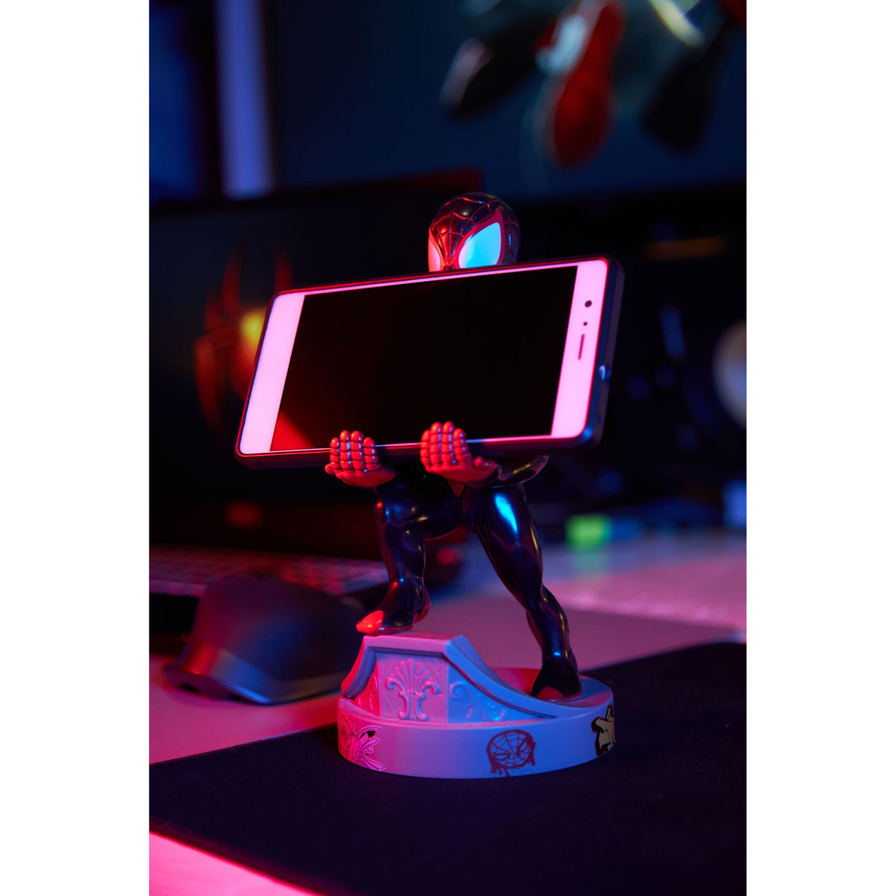 Image produit Spider-Man Cable Guys Support de chargement Miles Morales 20 cm