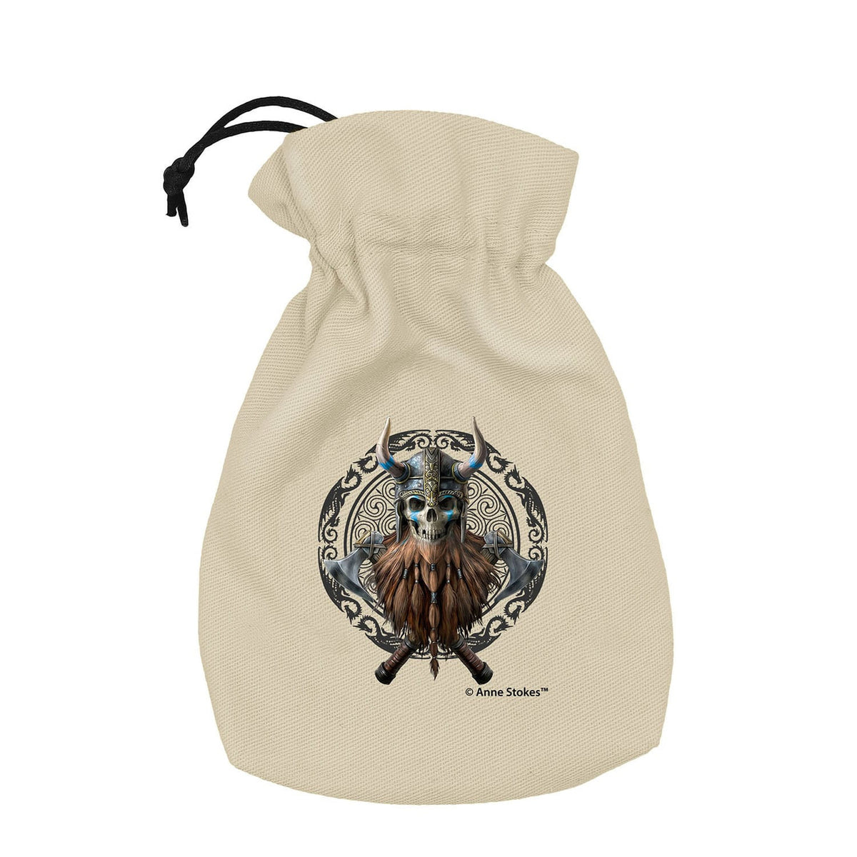 Image produit Anne Stokes Pochette à dés Viking Skull