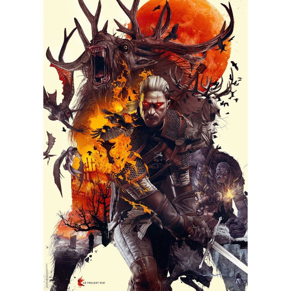 Image produit The Witcher Puzzle Monsters (1000 pièces)