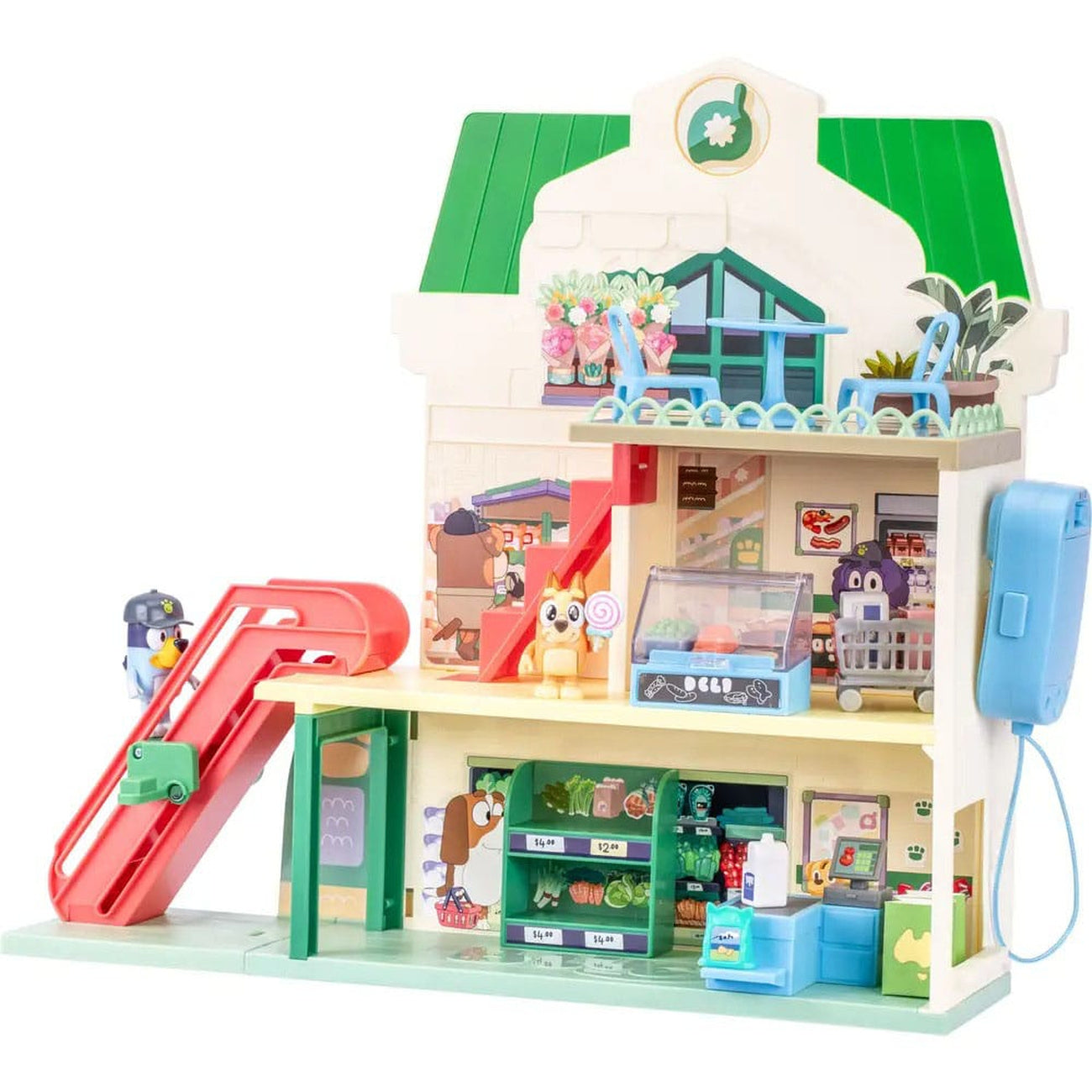 Product image Bluey Mini Figures Playset Bluey Let's Play Chef Supermarket